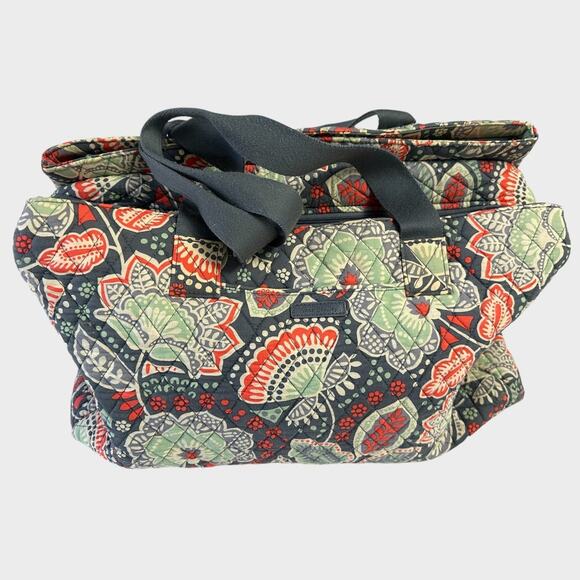 Vera Bradley Triple Compartment Travel Bag Nomadic Floral - Picture 2 of 16
